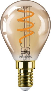 Philips MASTER Value LED Krone Dæmpbar 2,6W (15W) E14 P45 Spiral Glas