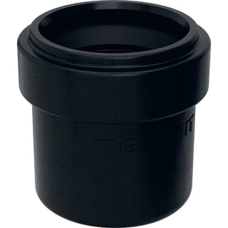 PEH stikmuffe Geberit, 56/50 mm O-ring, sort