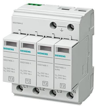 Overspændingsafleder 4P type 2 UC350V