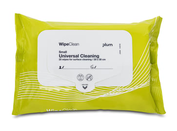 WipeClean Universal Cleaning Small 25 wipes