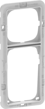 LK FUGA teknisk monteringsramme for SOFT, BASE 63, CHOICE & PURE designrammer 2,5 modul