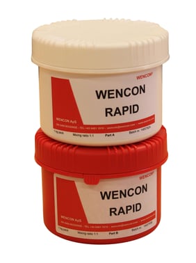 Wencon Rapid (1 kg), Hurtighærdende to-komponent Epoxy høj viskos