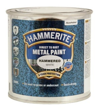 Hammerite Hammer Effekt Hvid 250ml