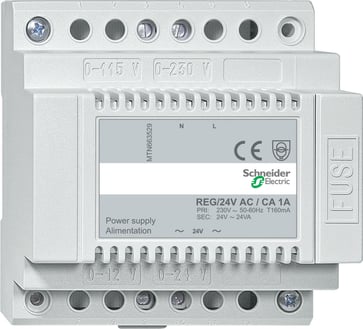 KNX spændingsforsyning 24V AC/1A DIN