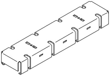 Afdækning skinne holder     0880-0200