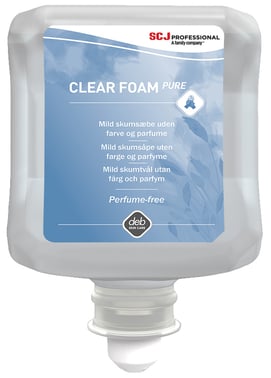 Skumsæbe Clear FOAM PURE 1 liter