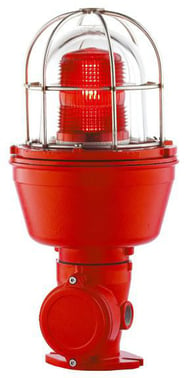 EX roterende lampe 24V AC rød