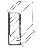 Rørpanel gabotherm 4 m med elkanal hvid